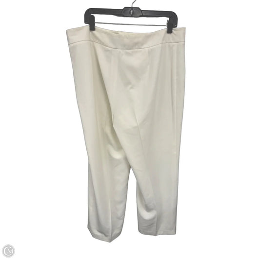 Pants Dress By Clothes Mentor In Cream, Size: 16