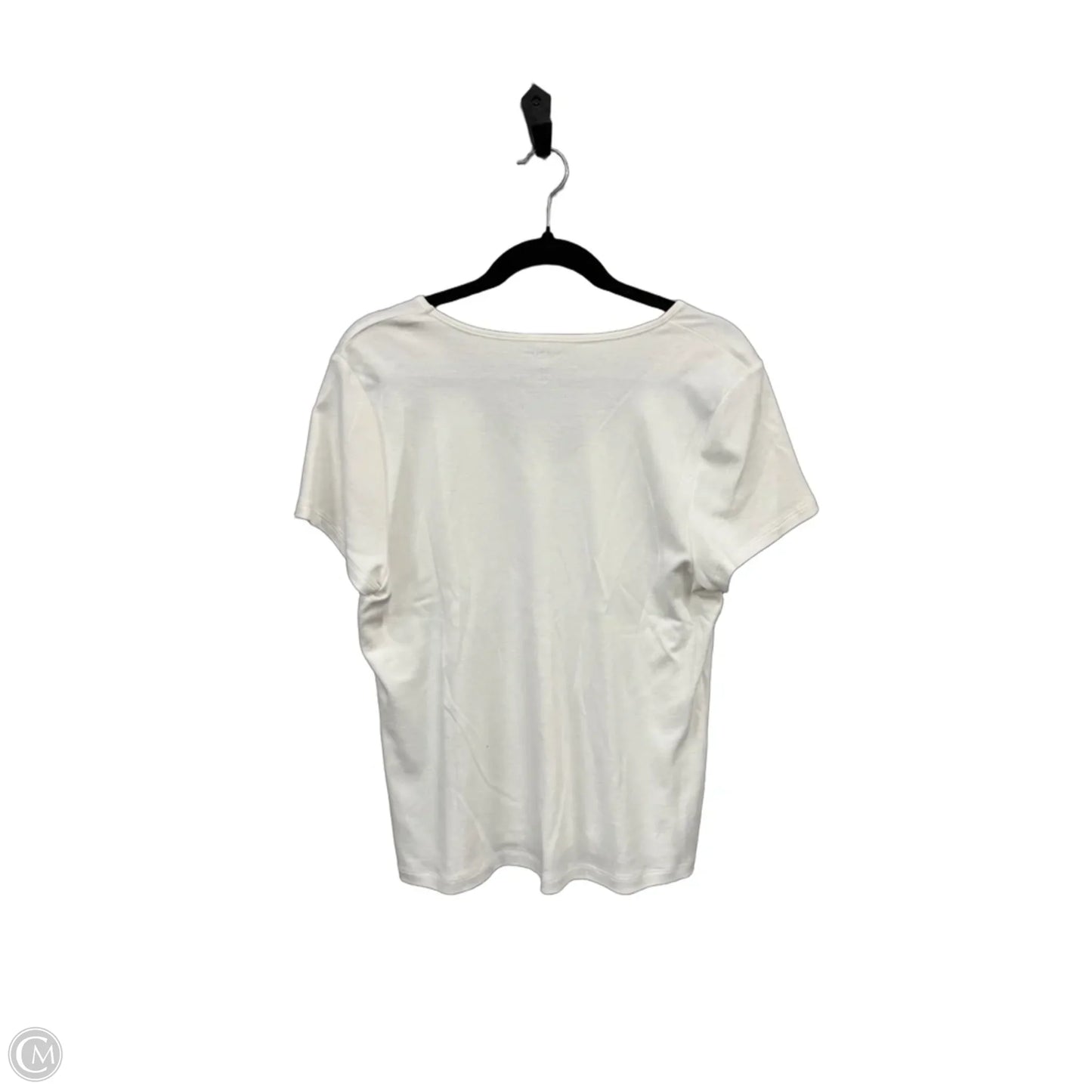 Top Sleeveless Basic By Liz Claiborne In White, Size: Xl