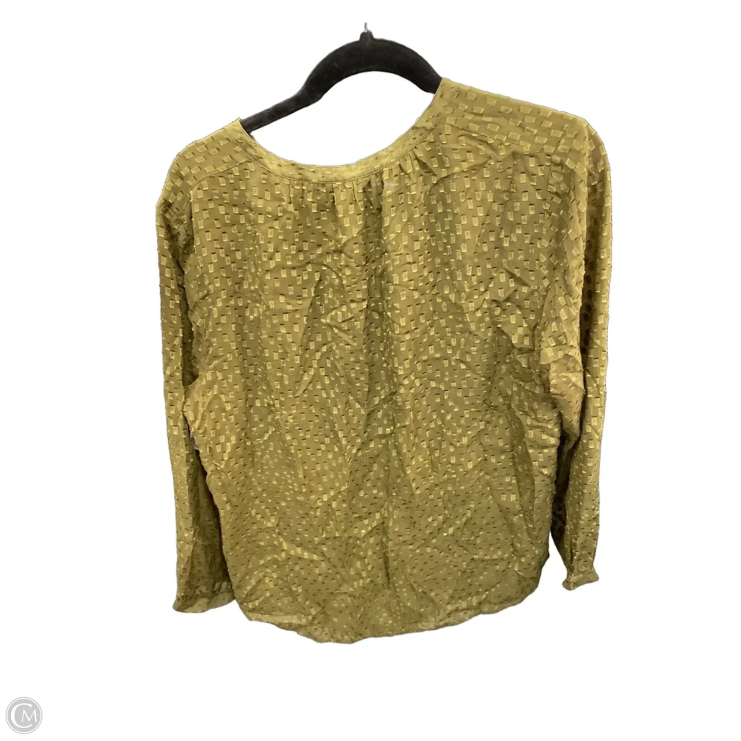 Top Long Sleeve By J. Crew In Green, Size: 14