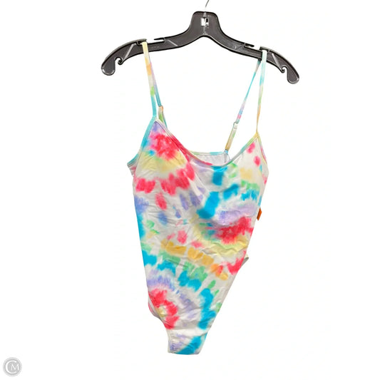 Swimsuit By Clothes Mentor In Tie Dye Print, Size: Xl