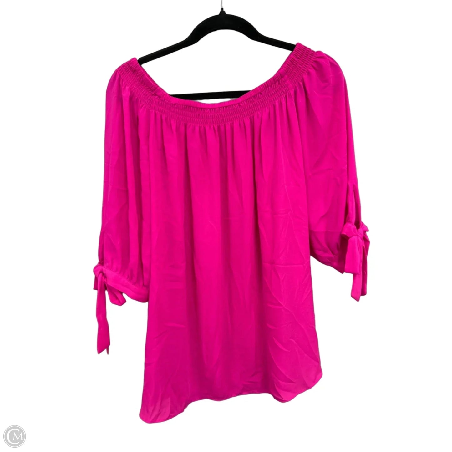 Top Short Sleeve By Peter Nygard In Pink, Size: 14p