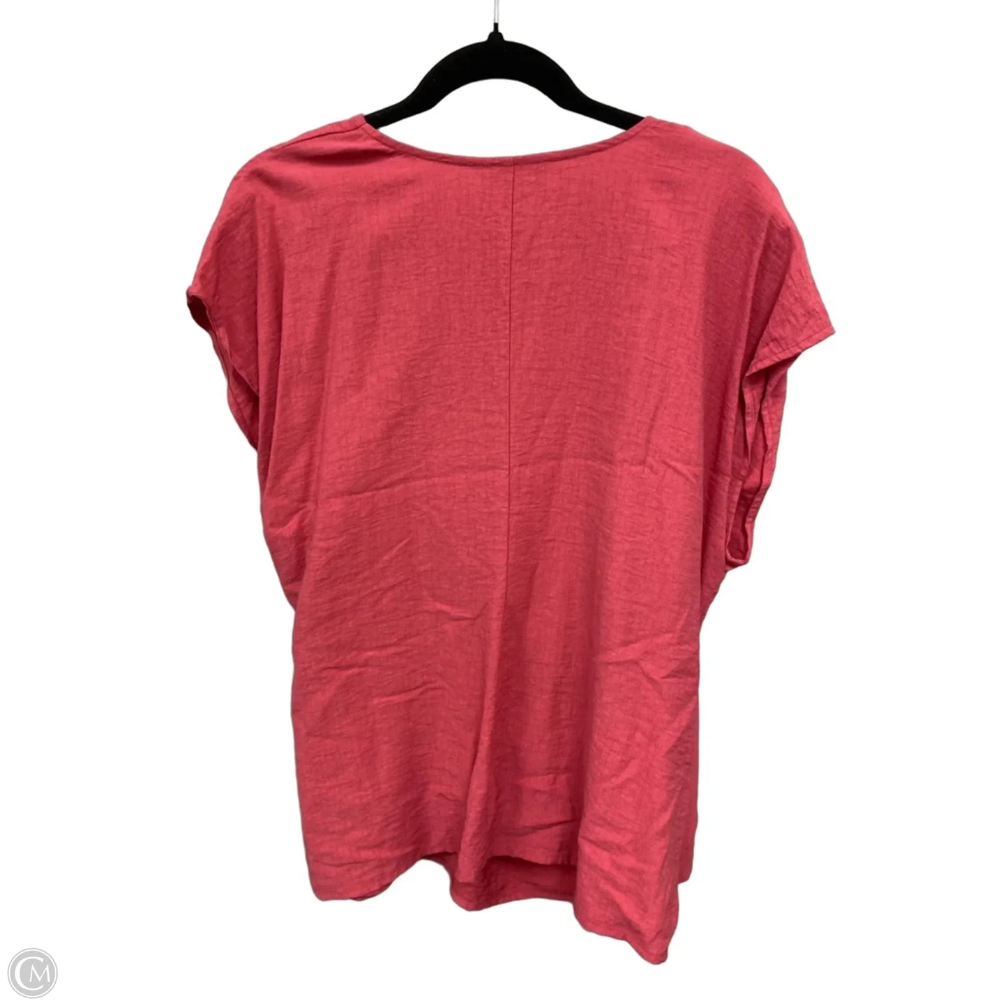 Top Short Sleeve By Nine West In Pink, Size: 0x