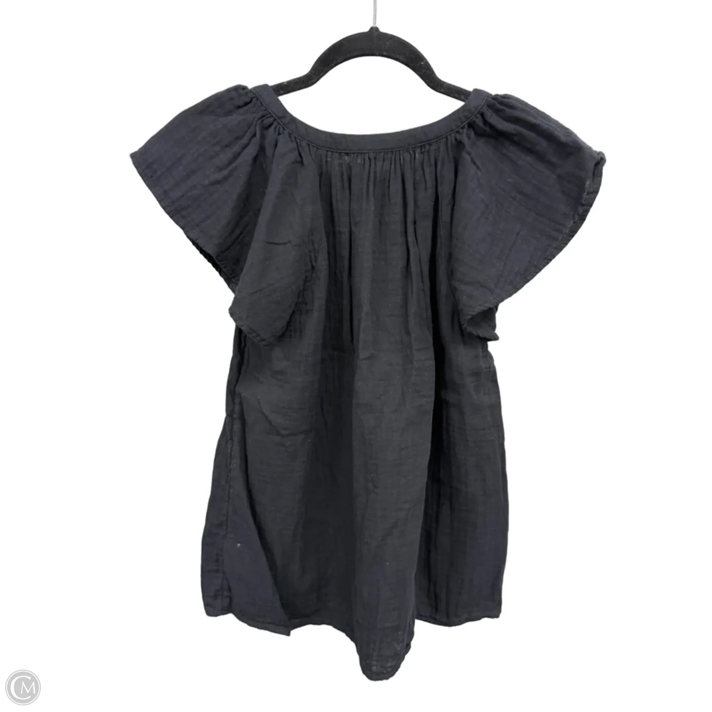 Top Short Sleeve By Old Navy In Black, Size: M