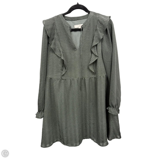 Dress Casual Midi By Loft In Green, Size: M