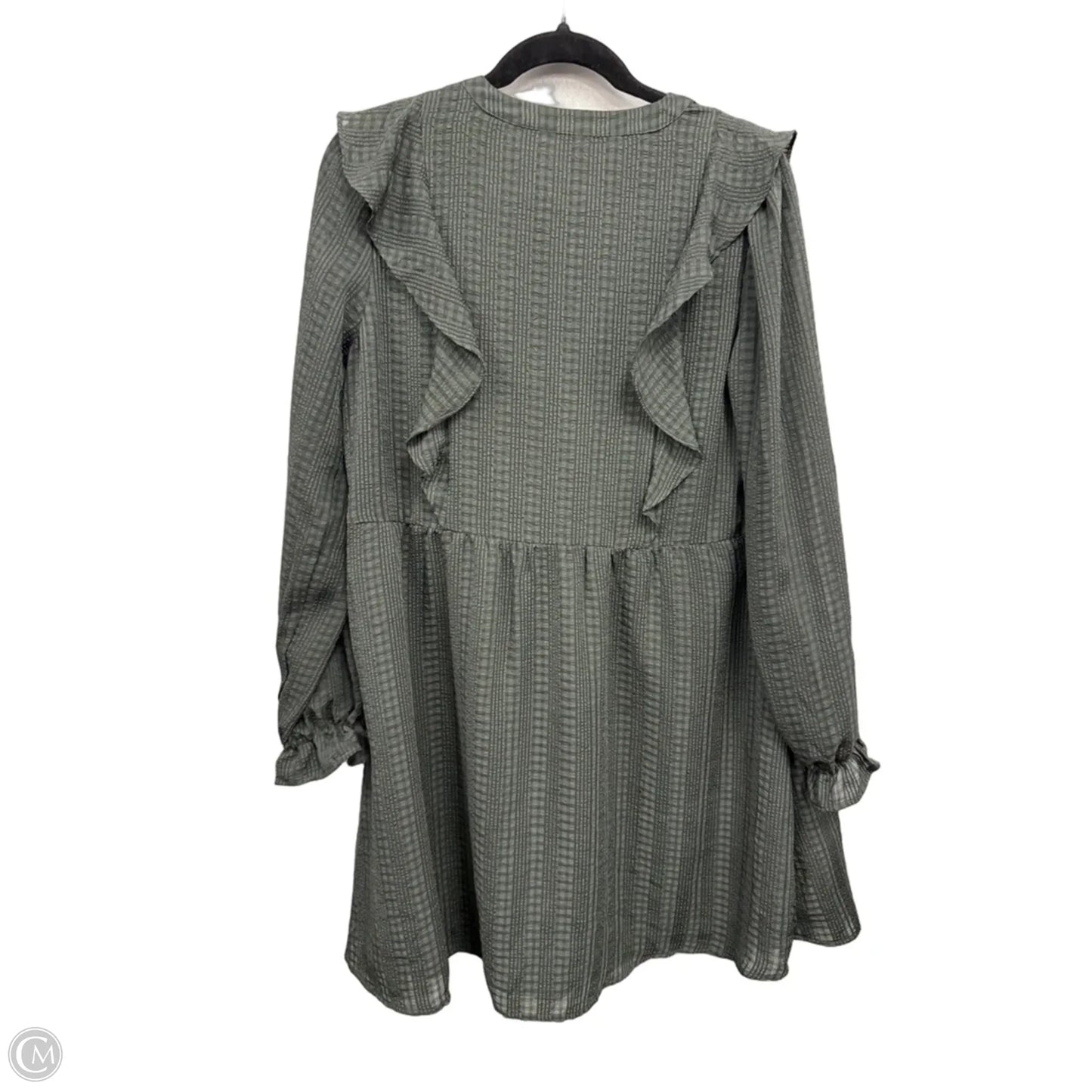 Dress Casual Midi By Loft In Green, Size: M