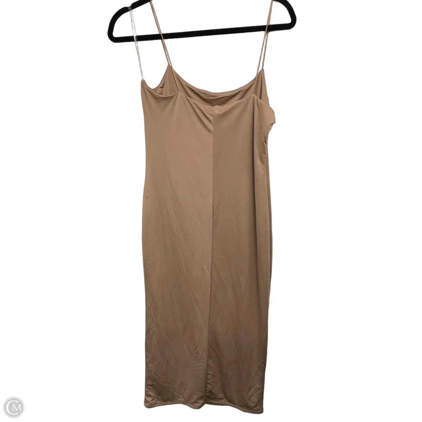 Dress Casual Midi By Fashion Nova In Brown, Size: L