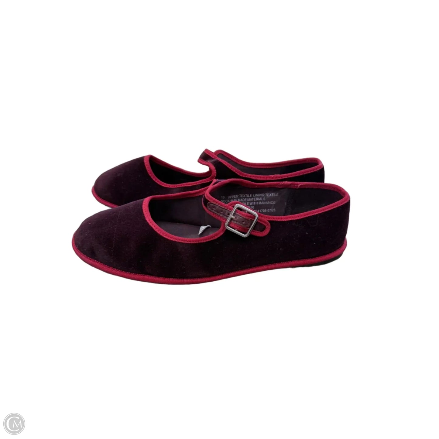 Shoes Flats By Universal Thread In Red, Size: 10