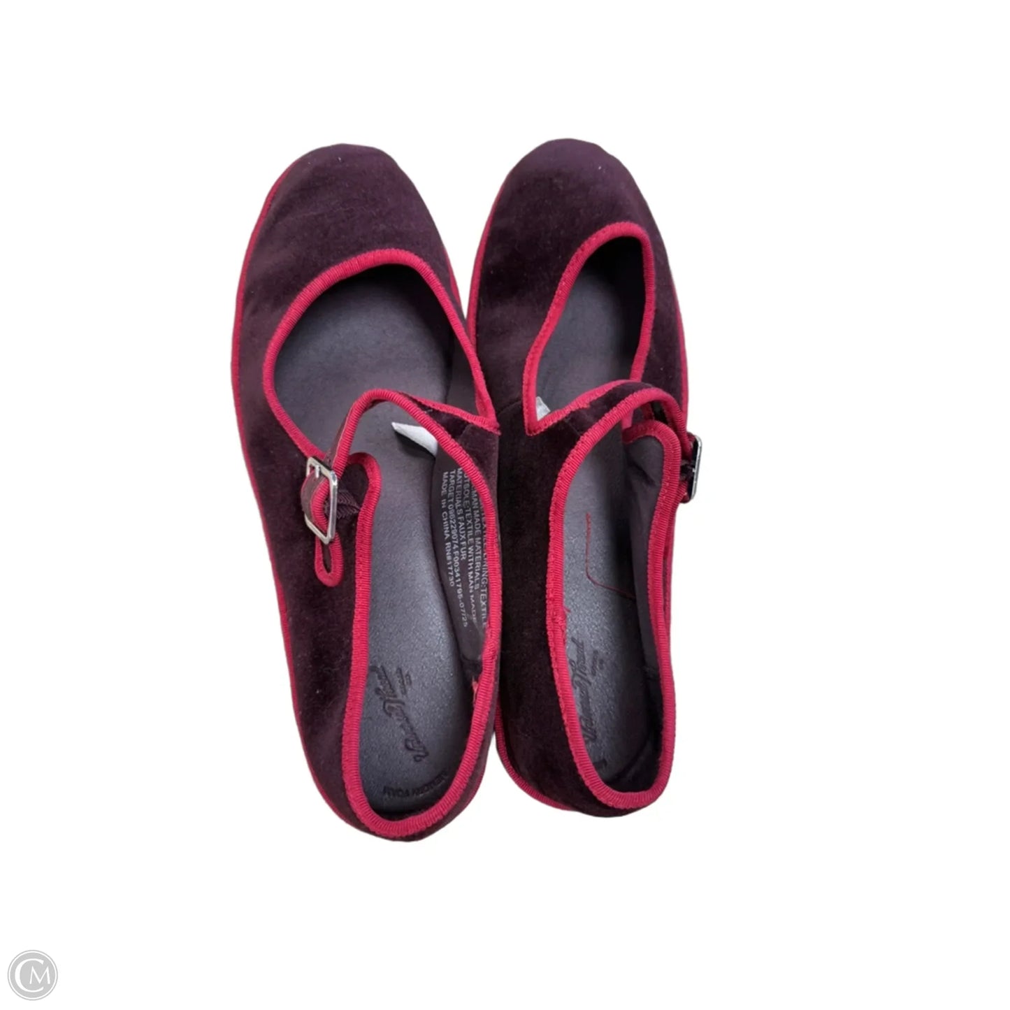 Shoes Flats By Universal Thread In Red, Size: 10