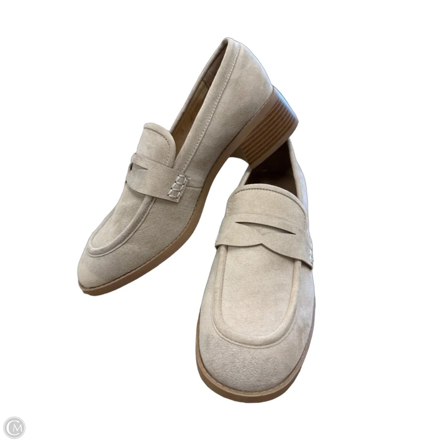 Shoes Heels Block By Wonderly In Beige, Size: 9