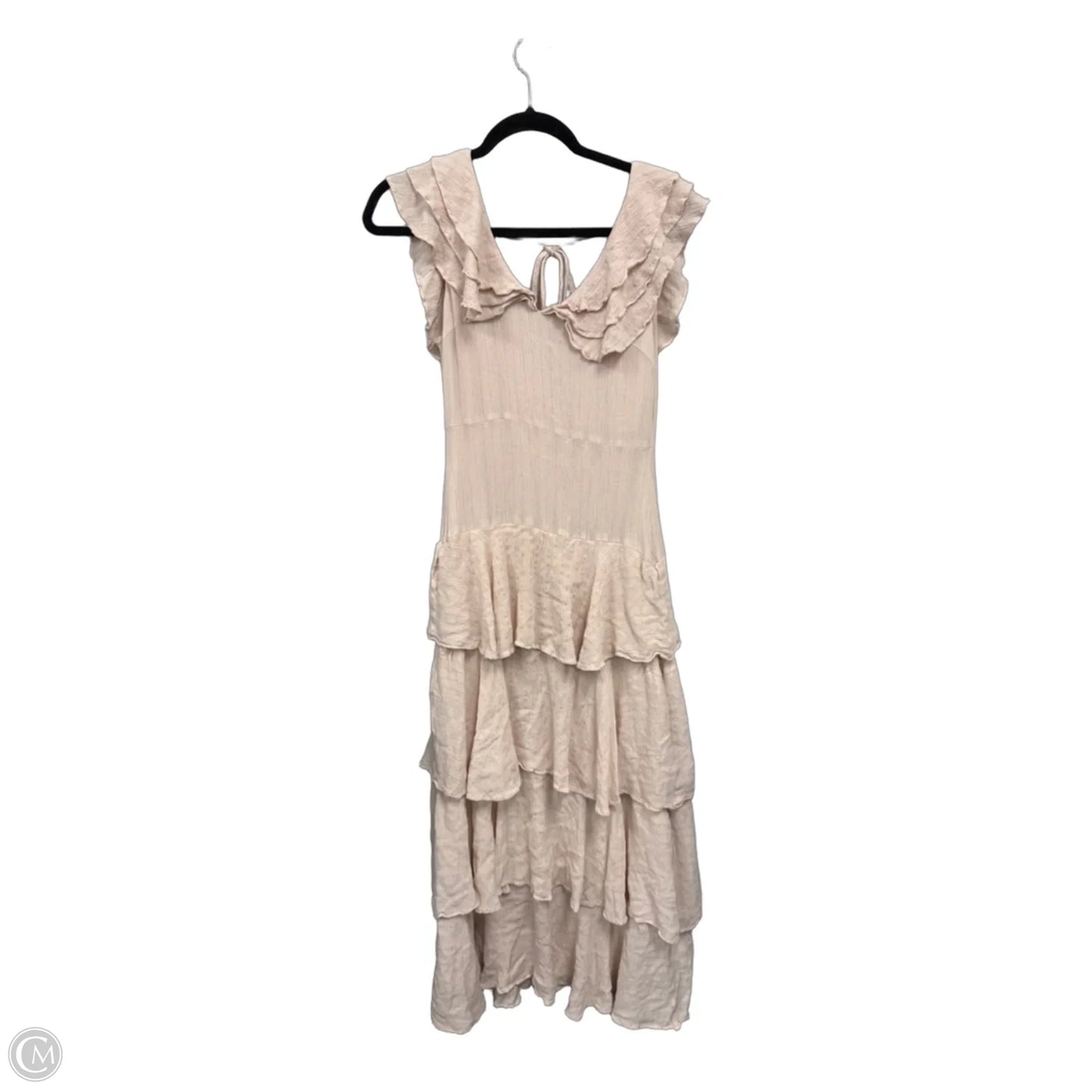 Dress Casual Maxi By Lulus In Beige, Size: M