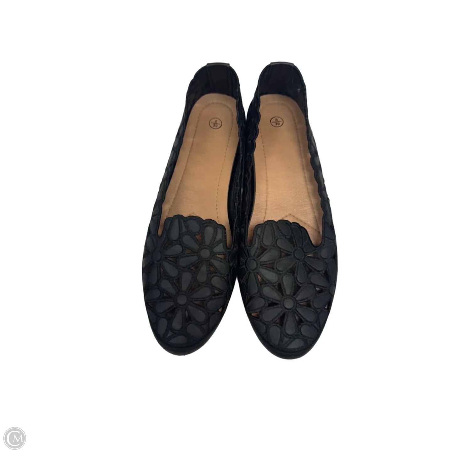 Shoes Flats By Clothes Mentor In Black, Size: 8