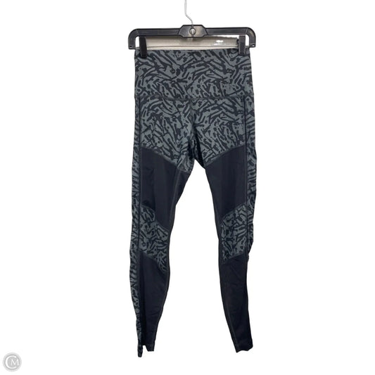 Athletic Leggings By Lululemon In Black & Grey, Size: 6