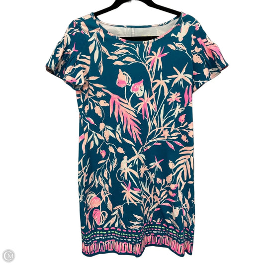 Dress Designer By Lilly Pulitzer In Green & Pink, Size: M