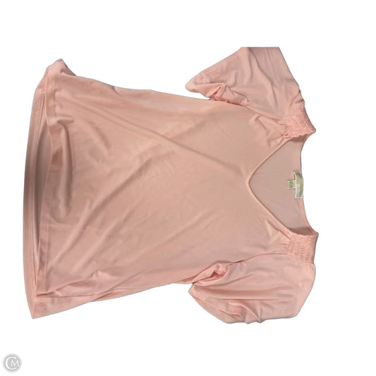 Top Short Sleeve By Michael By Michael Kors In Pink, Size: S