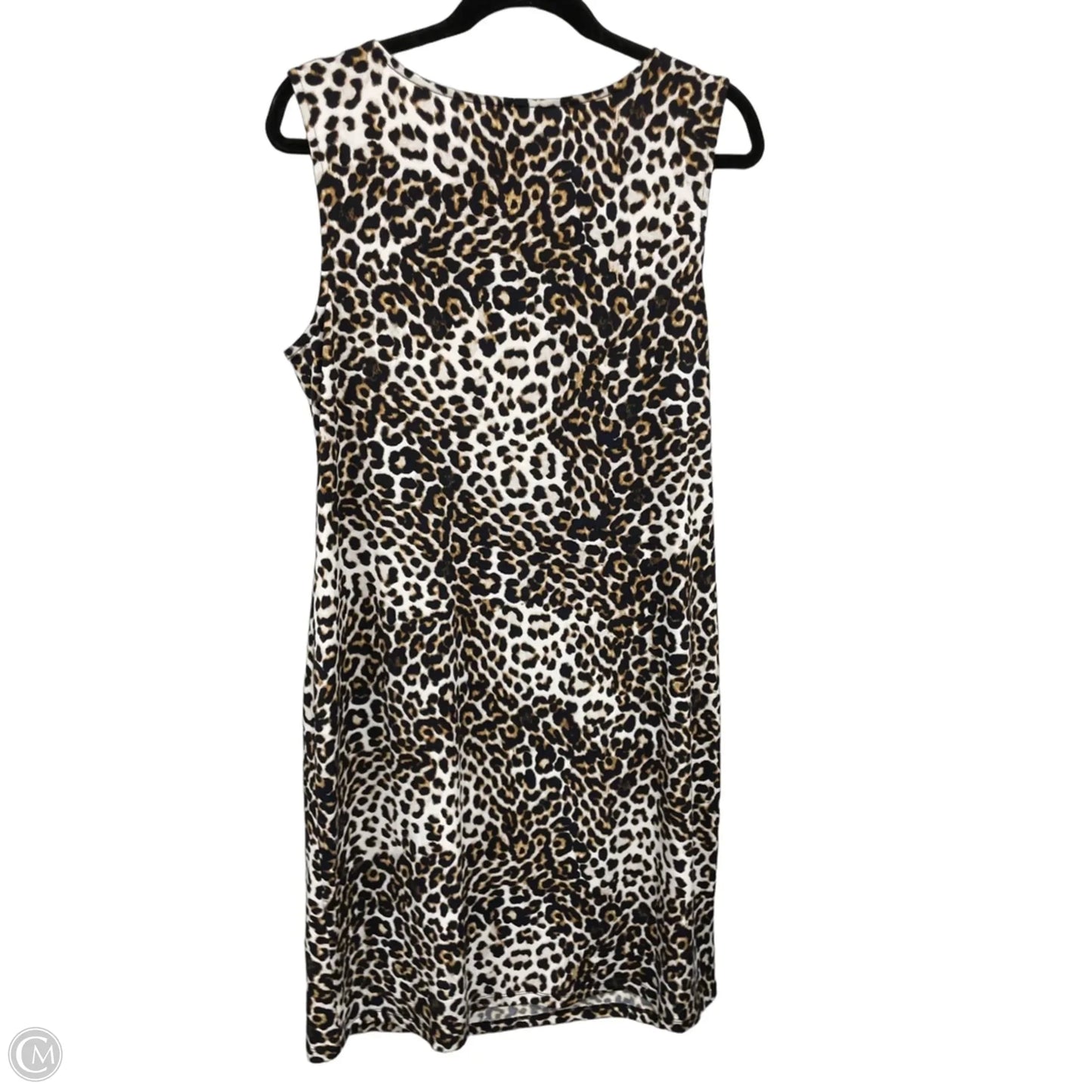Dress Casual Short By Chicos In Black & Cream, Size: M
