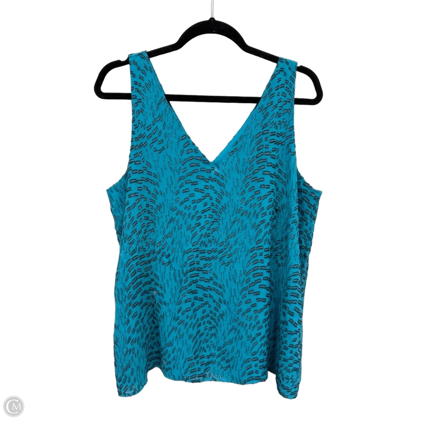 Blouse Designer By Lilly Pulitzer In Teal, Size: L