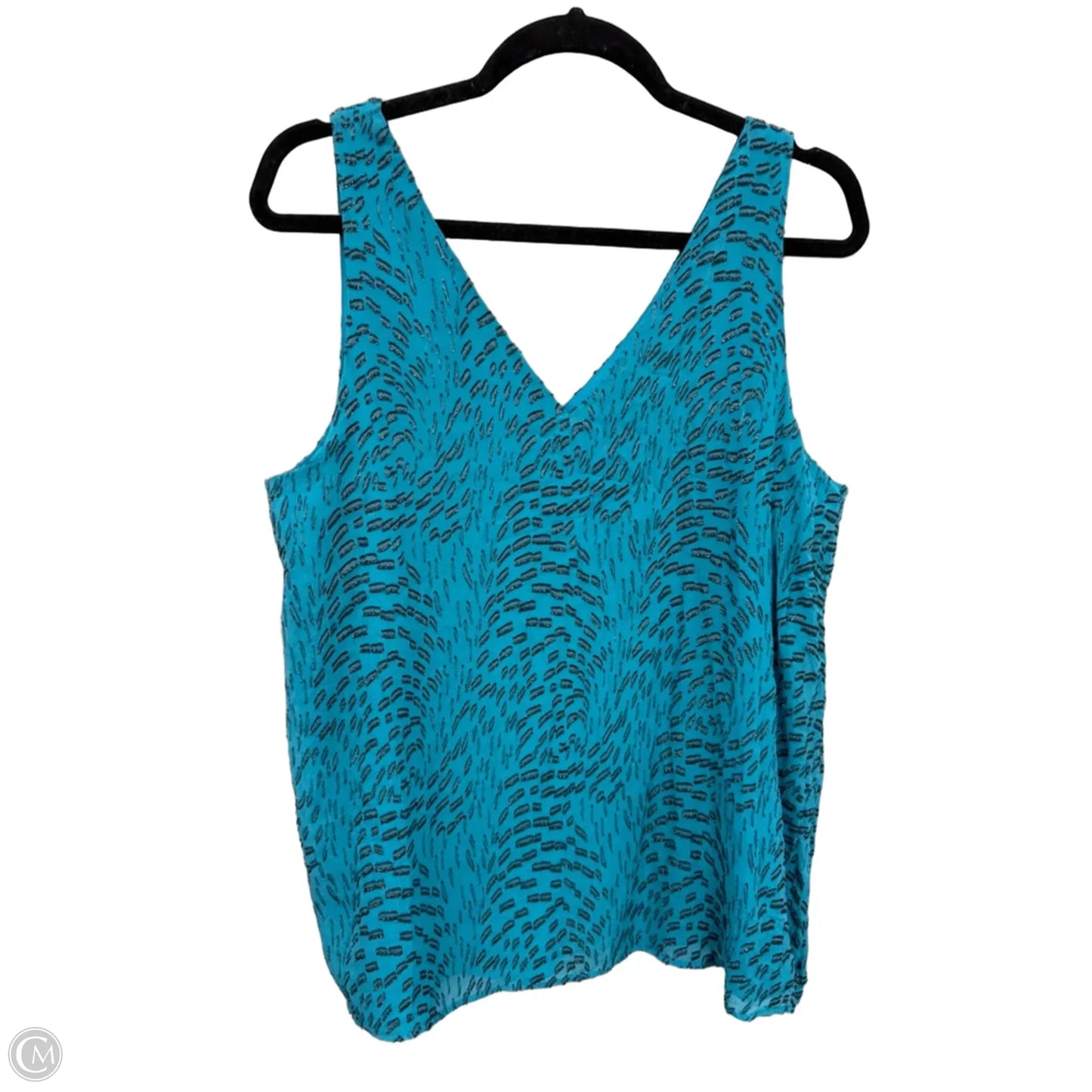 Blouse Designer By Lilly Pulitzer In Teal, Size: L
