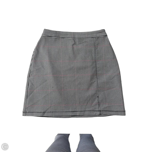 Skirt Mini & Short By Hollister In Black & White, Size: Xs