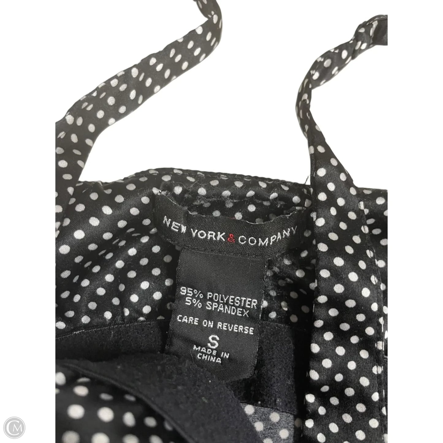 Tank Top By New York And Co In Black & White, Size: S