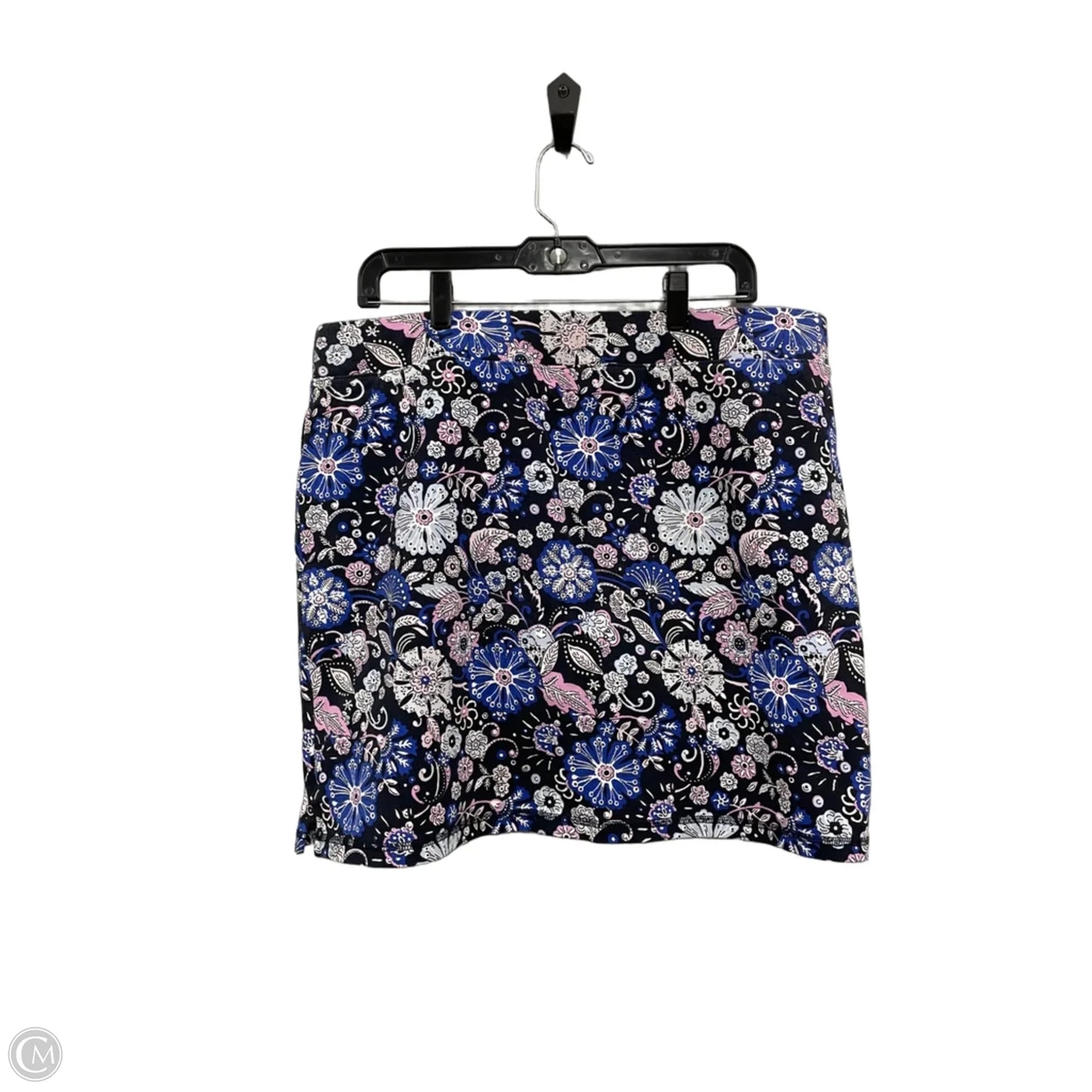 Skirt Mini & Short By Talbots In Blue & Purple, Size: Xl