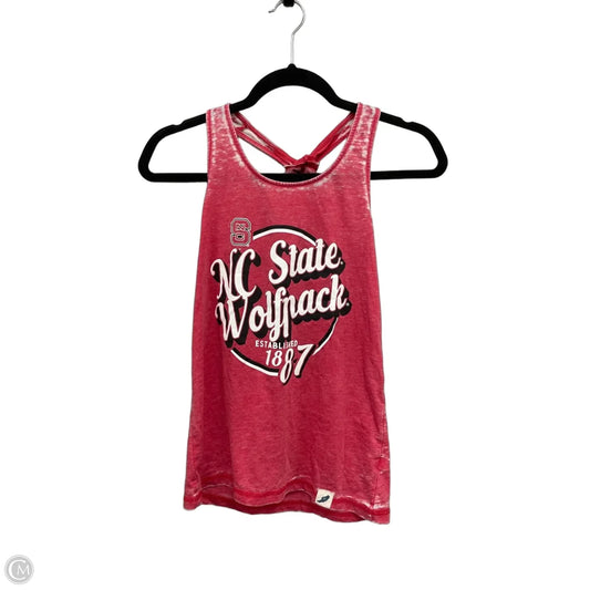 Top Sleeveless By Clothes Mentor In Red, Size: S