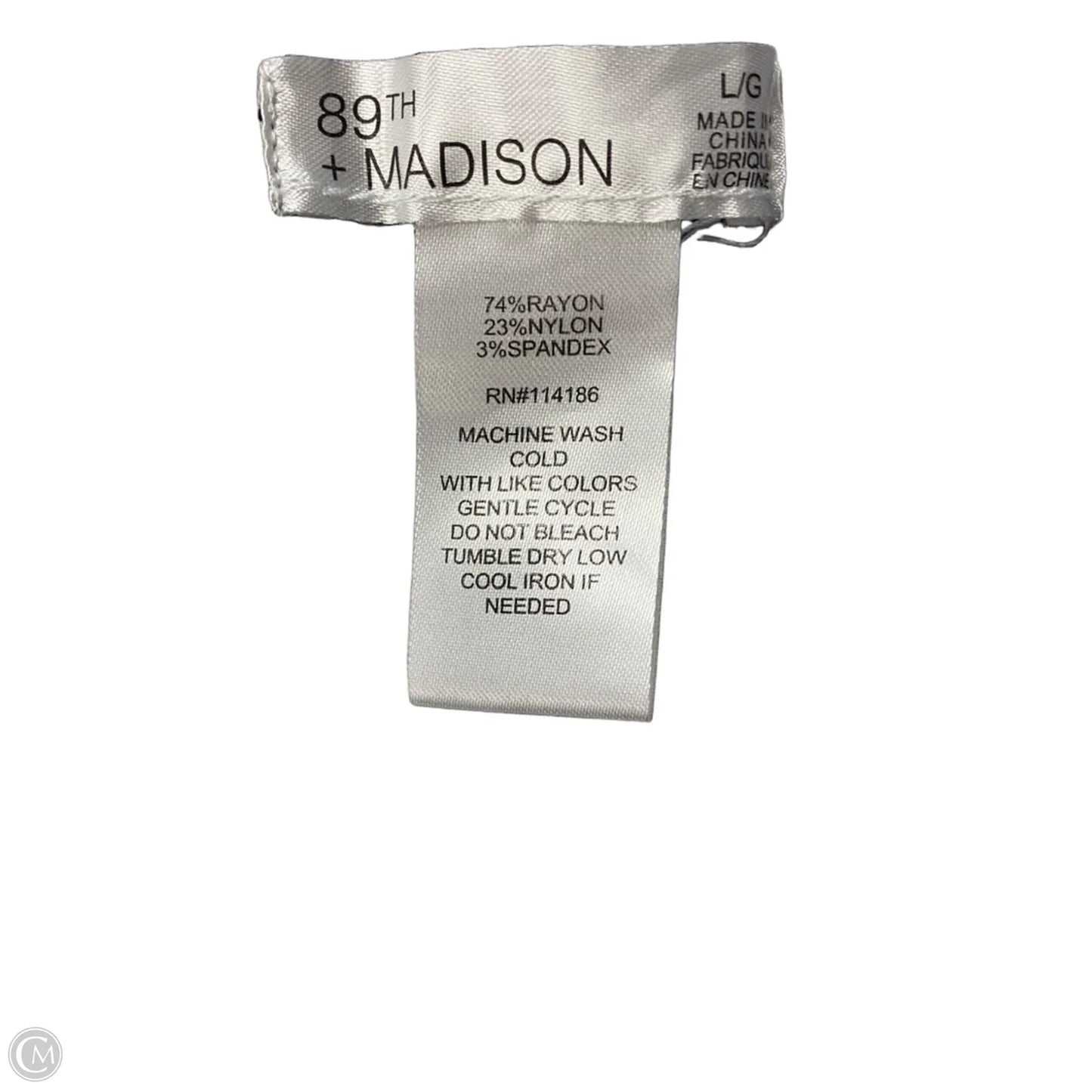 Skirt Midi By 89th And Madison In Black & White, Size: L