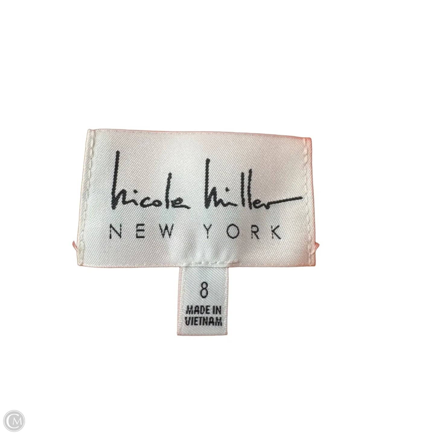 Dress Casual Midi By Nicole Miller In Blue & Orange, Size: 8