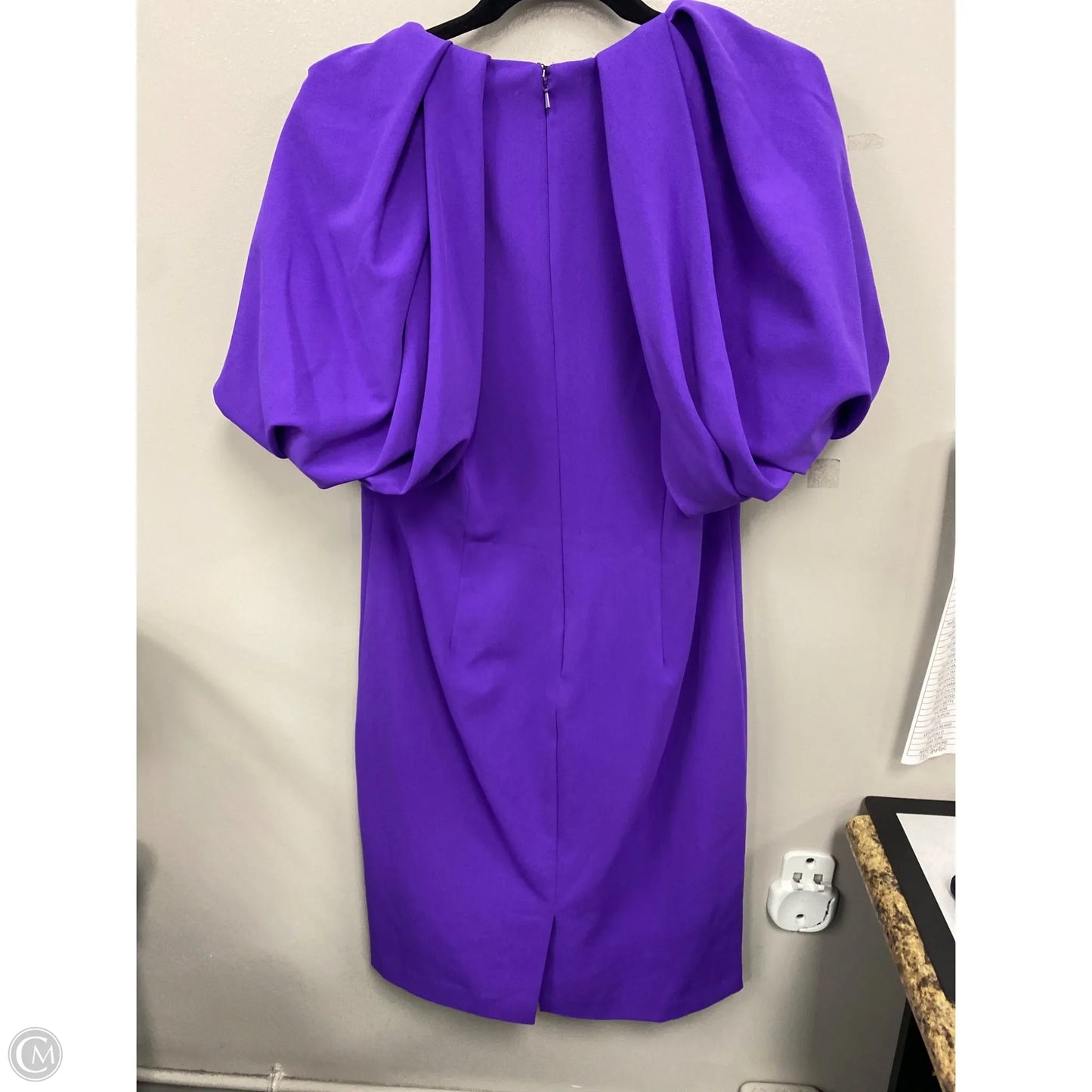 Dress Casual Midi By Badgley Mischka In Purple, Size: 12