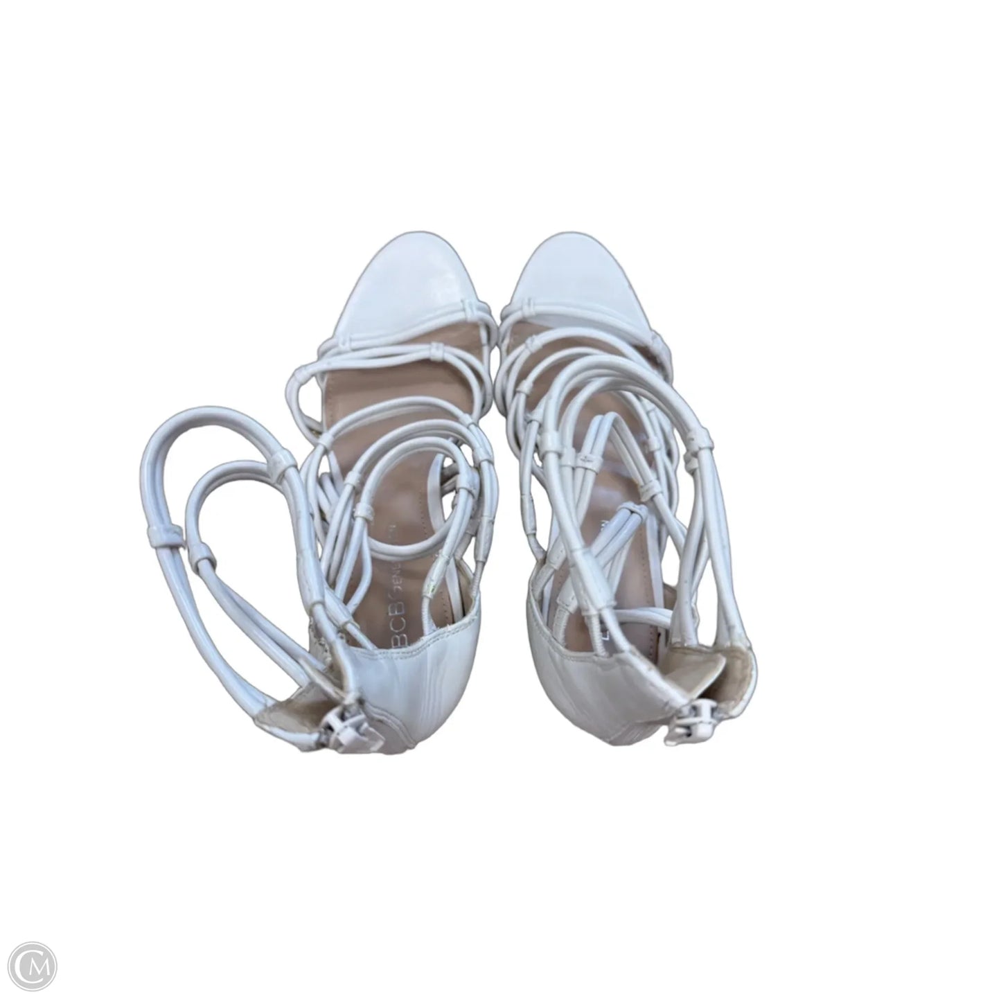 Shoes Heels Stiletto By Bcbg In White, Size: 7.5