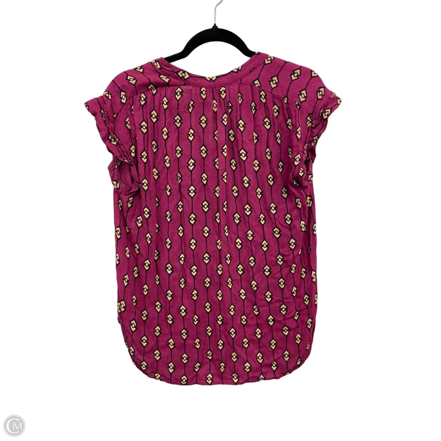 Top Short Sleeve By Lucky Brand In Purple, Size: M