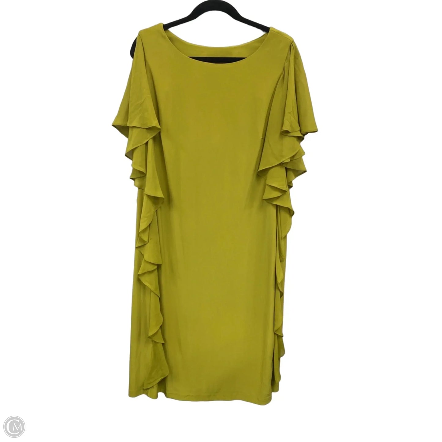 Dress Casual Short By Clothes Mentor In Green, Size: 2x