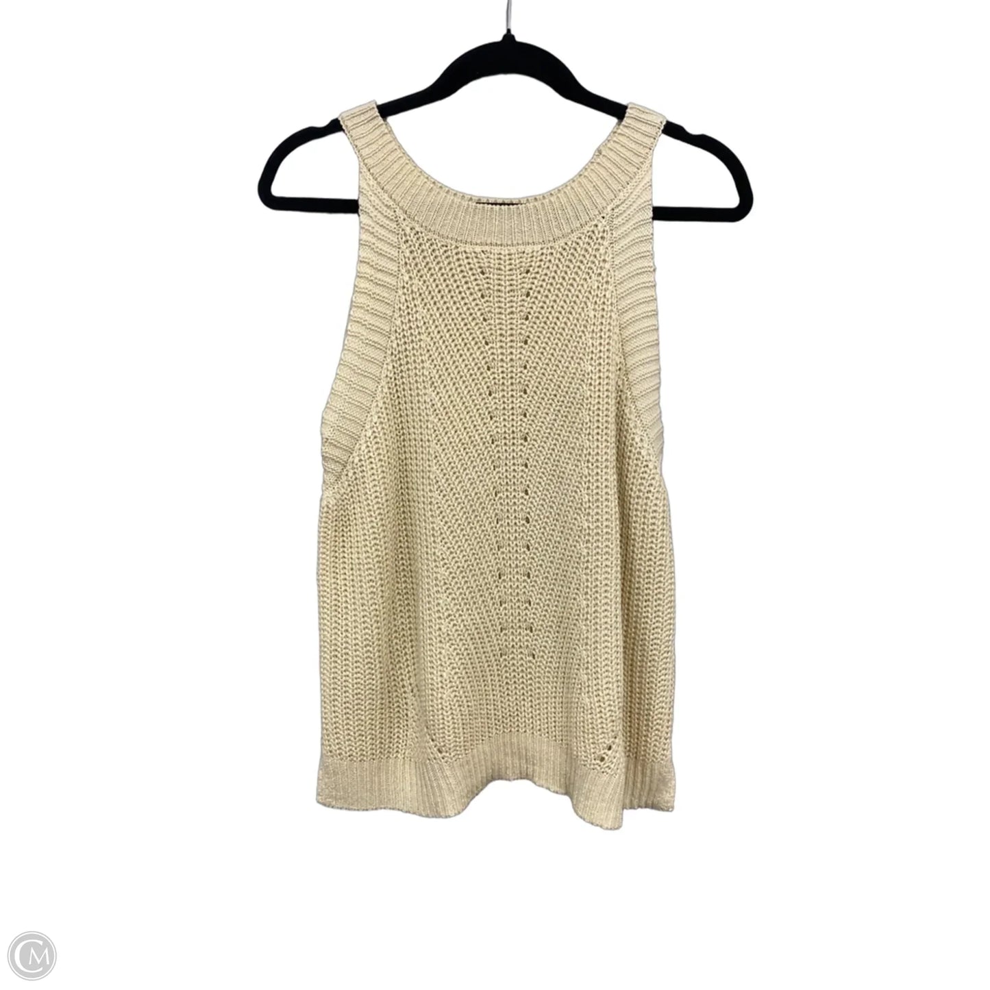Top Sleeveless By Nine West In Cream, Size: L