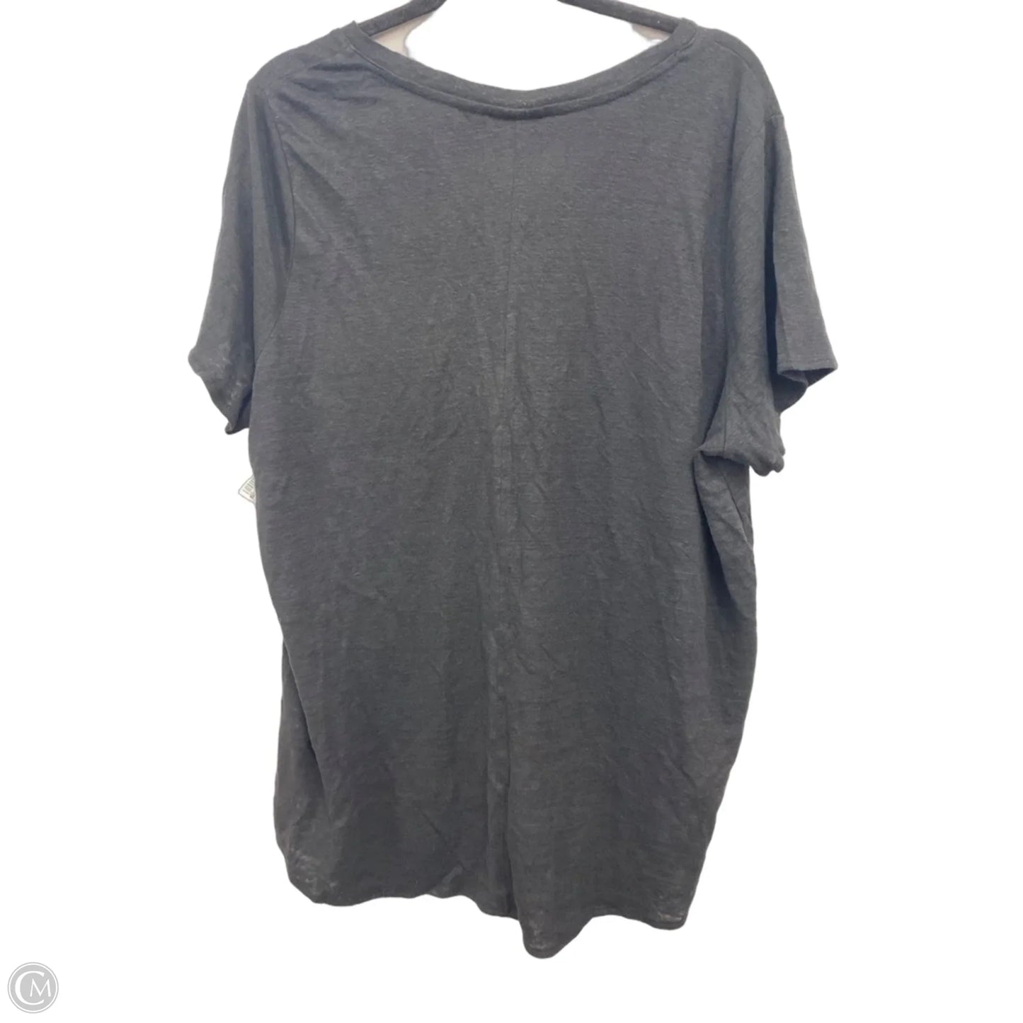 Top Short Sleeve By Tahari In Black, Size: 2x
