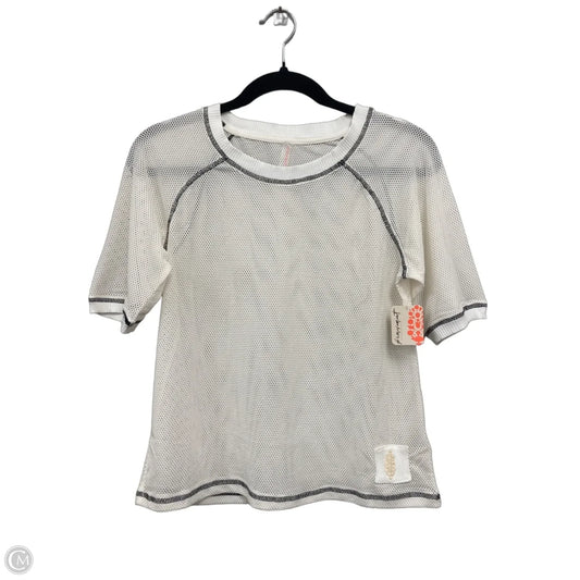 Top Short Sleeve By Free People In Cream, Size: Xs