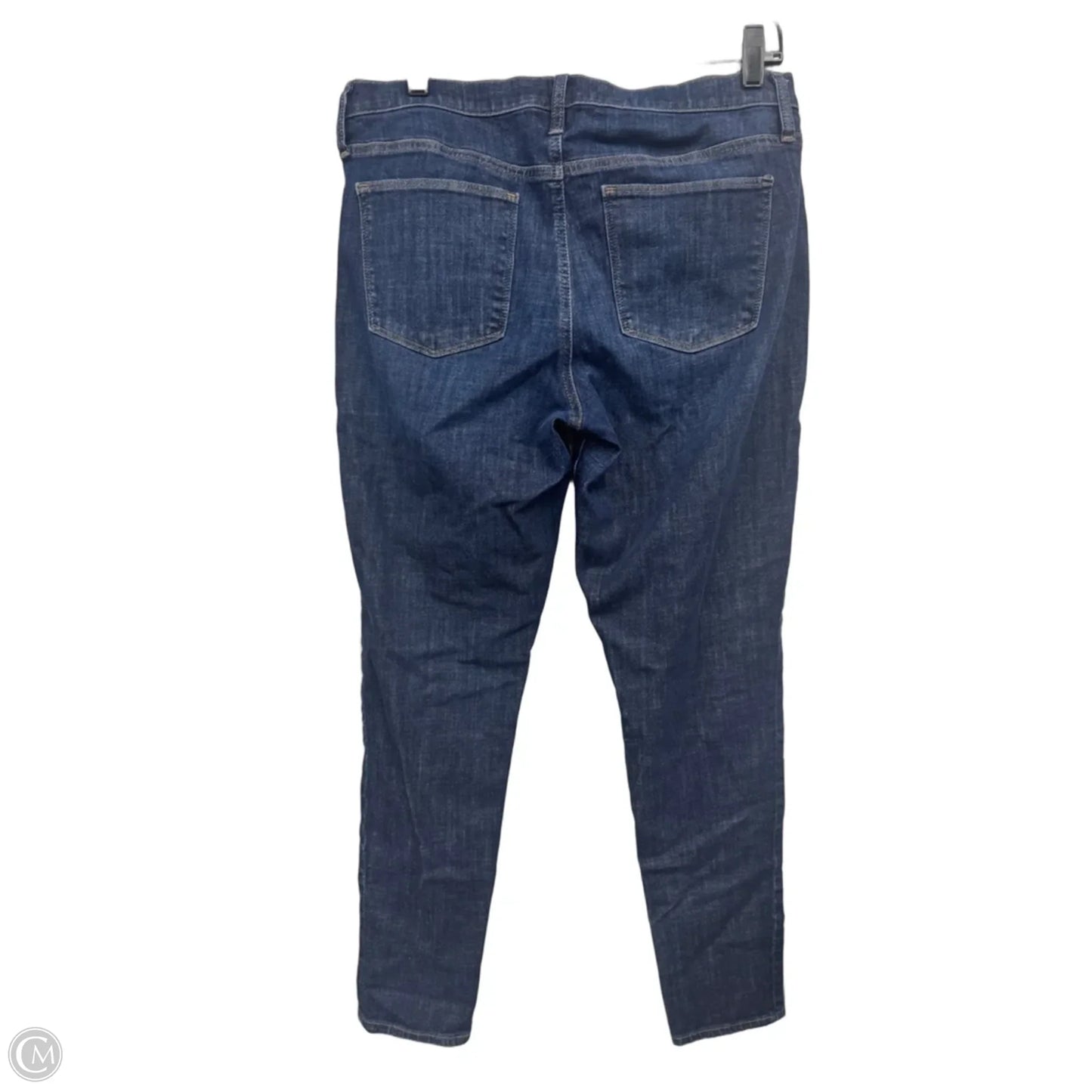 Jeans Skinny By Gap In Blue Denim, Size: M