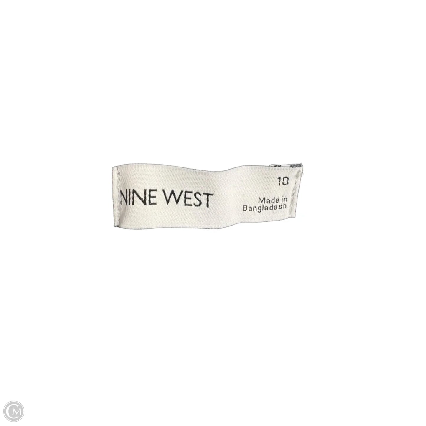 Jeans Wide Leg By Nine West In Blue Denim, Size: 10