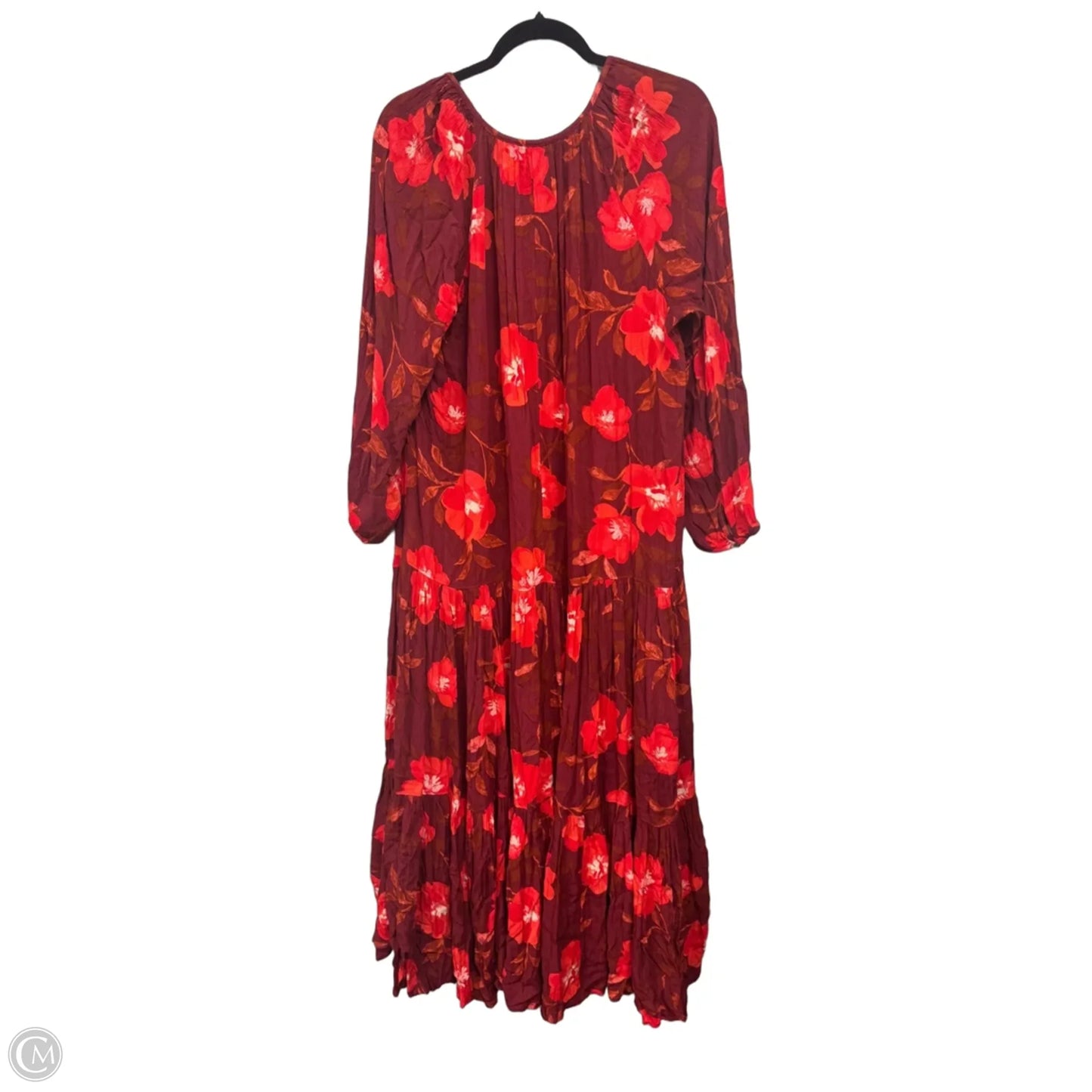 Dress Casual Maxi By Sonoma In Red, Size: L