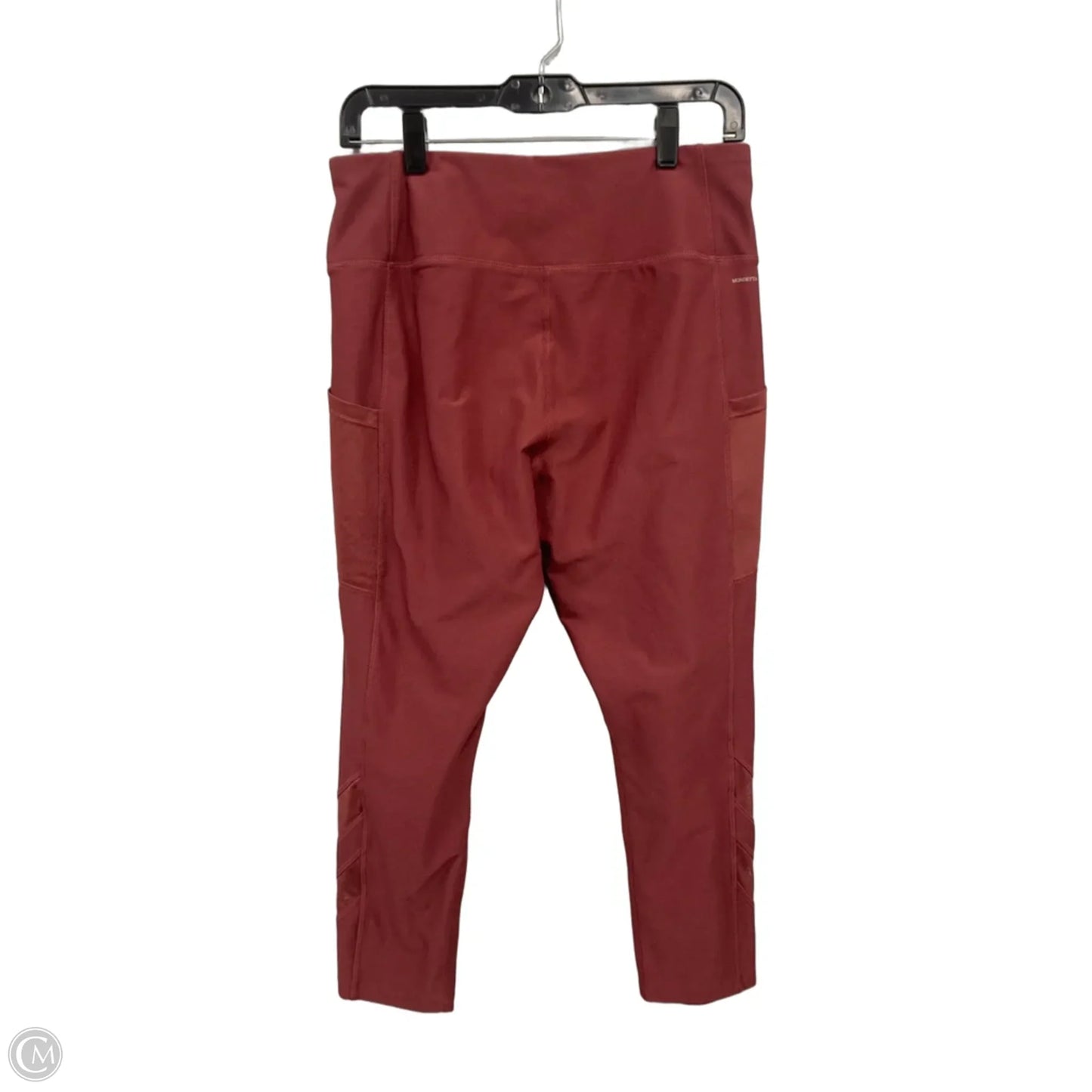 Athletic Leggings Capris By Mondetta In Red, Size: L