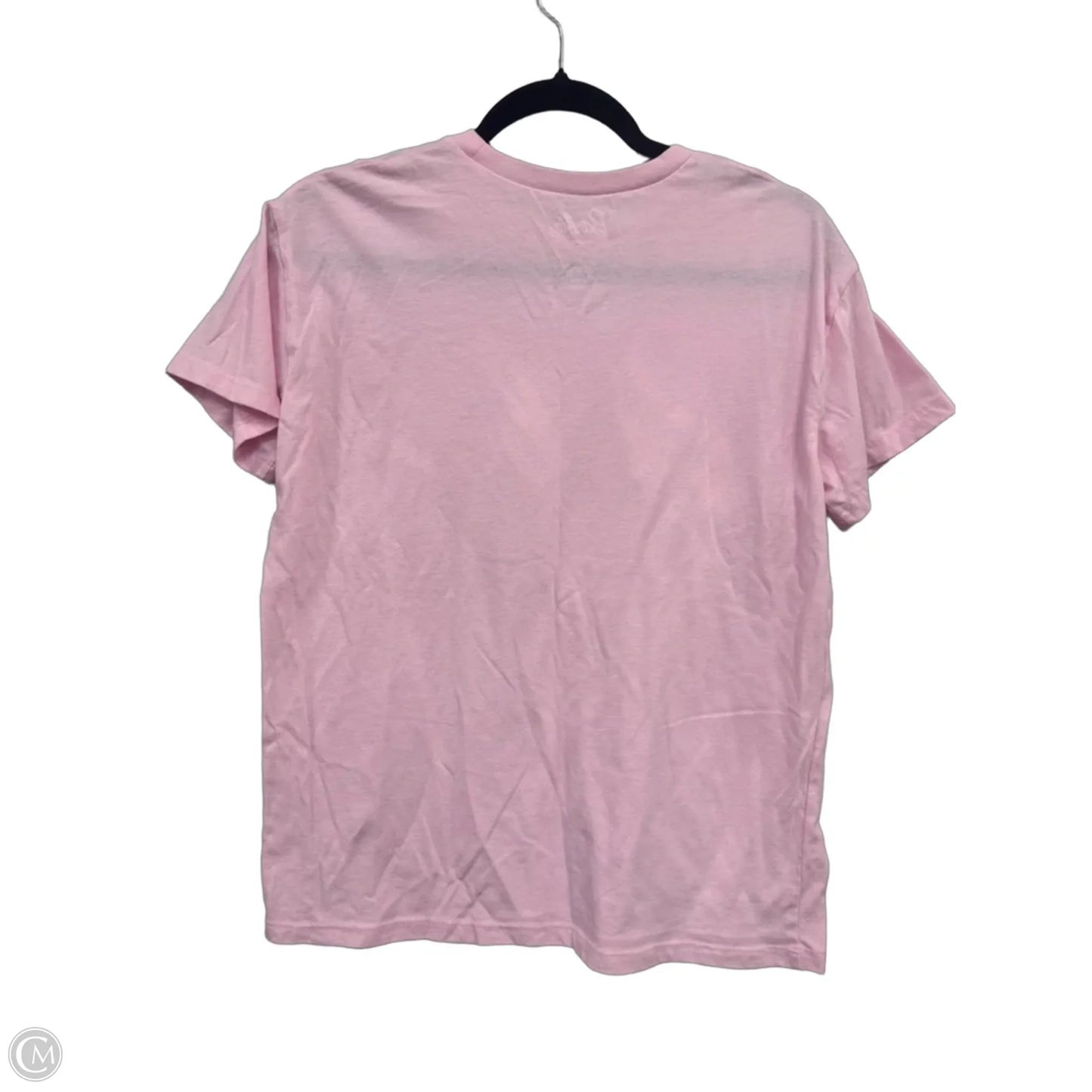 Top Short Sleeve Basic By Clothes Mentor In Pink, Size: L