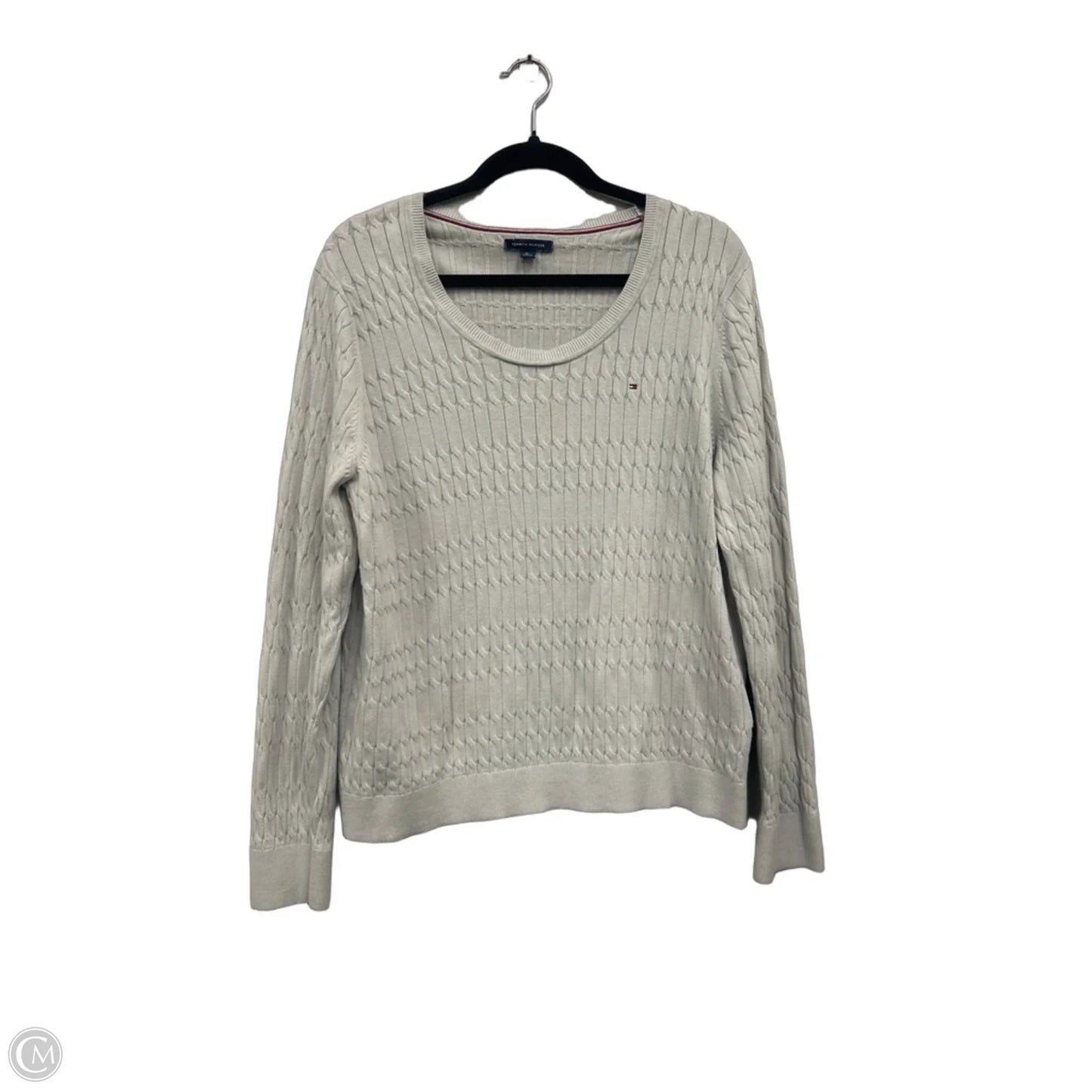 Sweater By Tommy Hilfiger In Grey, Size: Xl