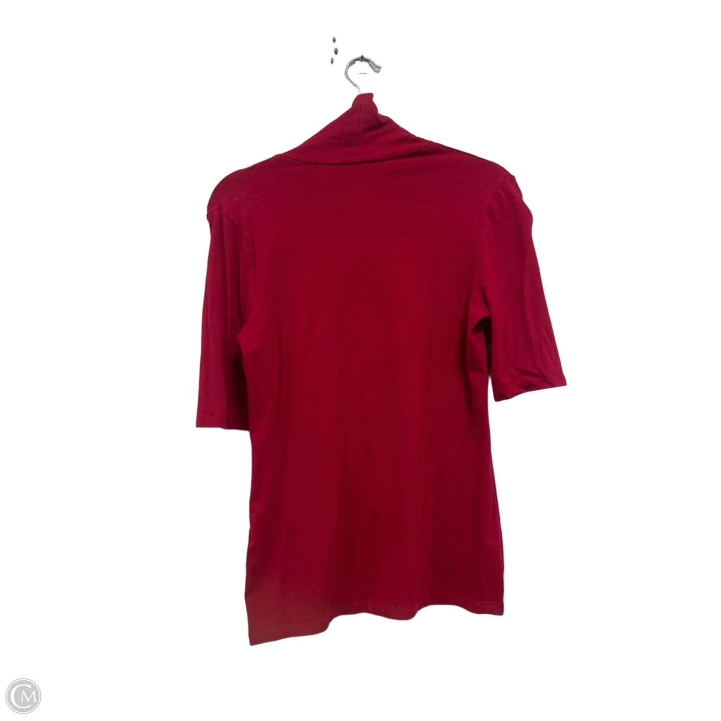 Top Short Sleeve Basic By Merona In Red, Size: L