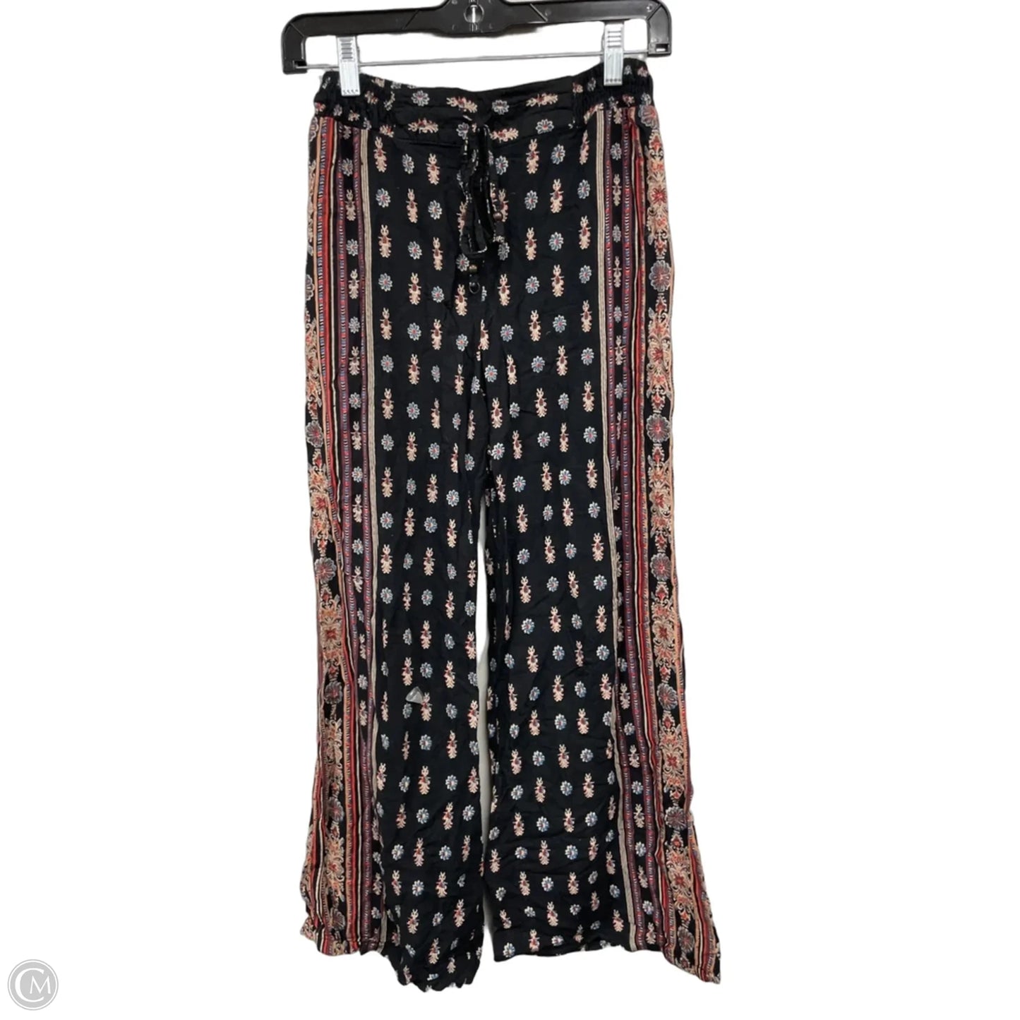 Pants Lounge By Angie In Black & Brown, Size: S