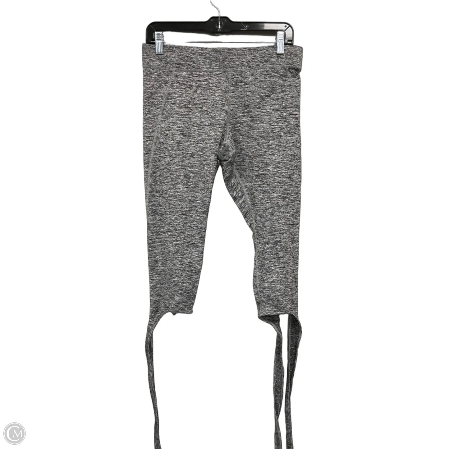 Athletic Leggings Capris By Mossimo In Grey, Size: L