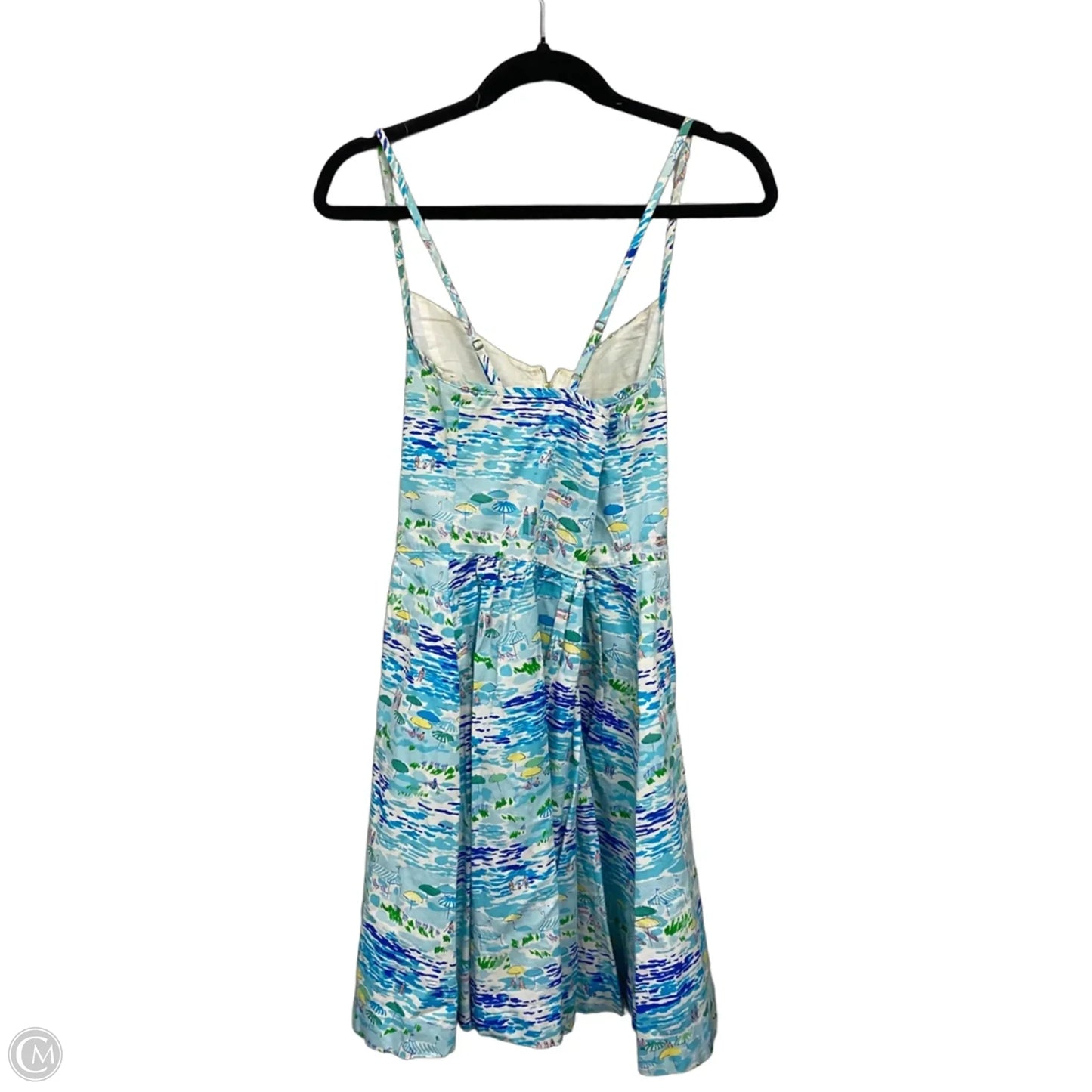 Dress Designer By Lilly Pulitzer In Blue & Yellow, Size: 10