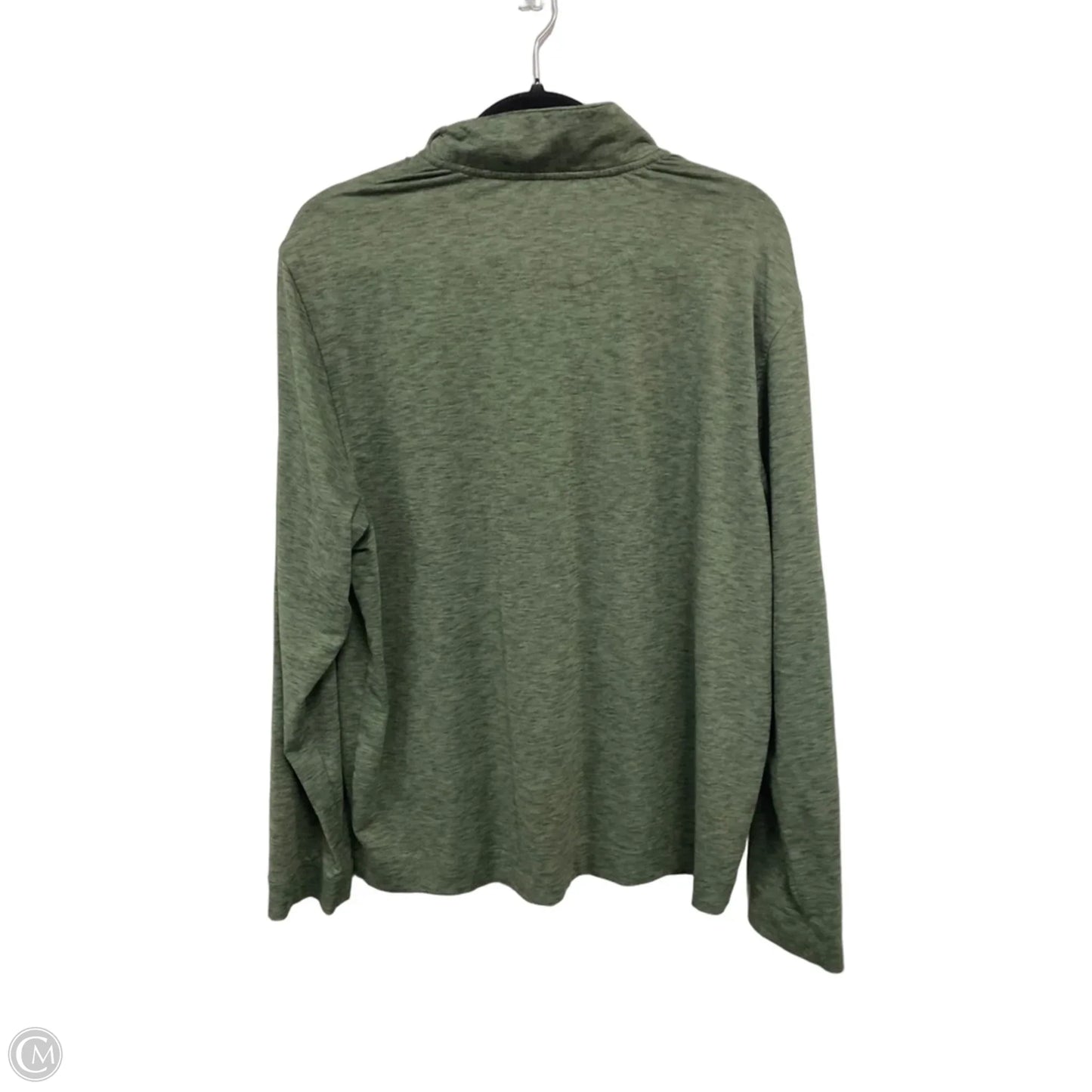 Athletic Jacket By Van Heusen In Green, Size: M