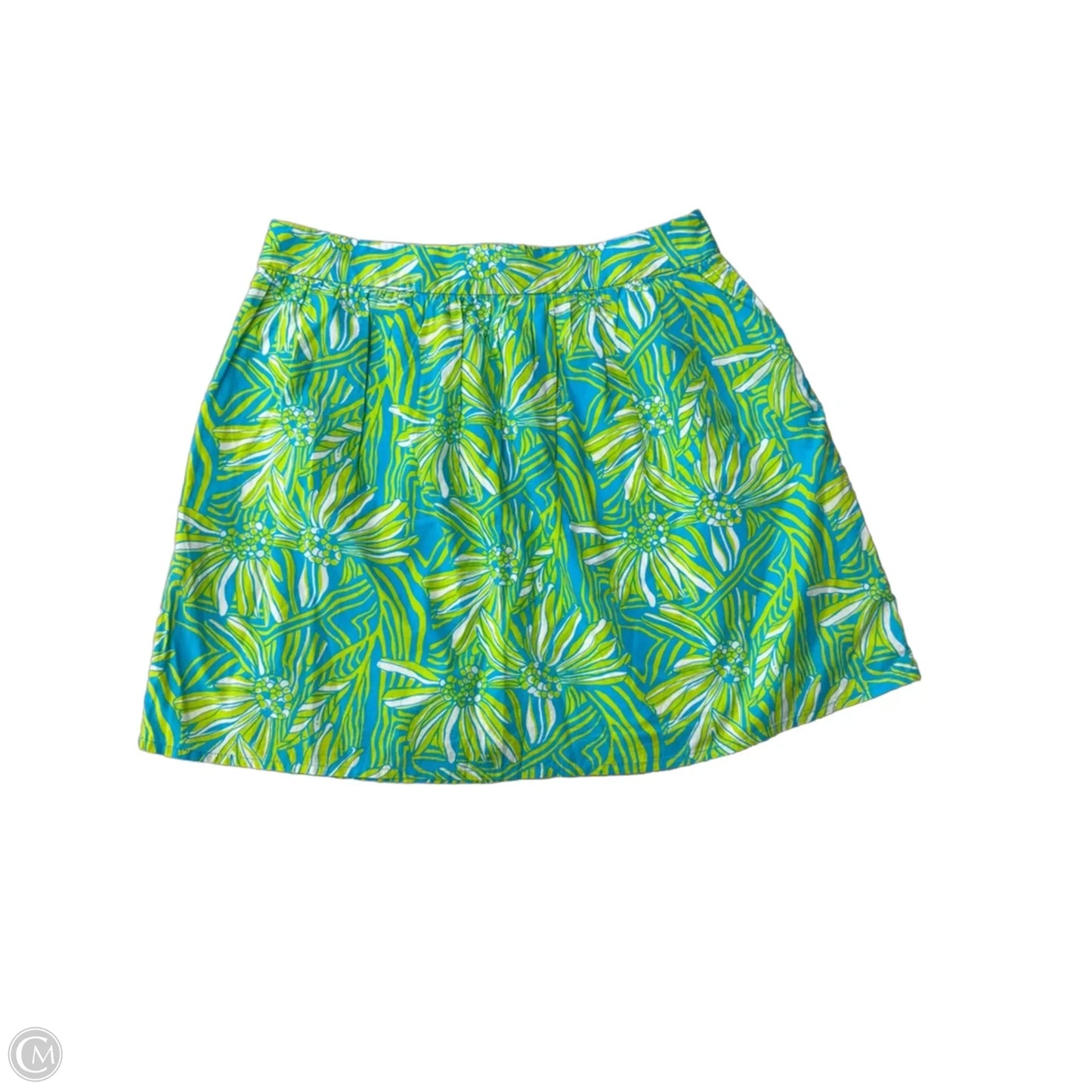 Skirt Designer By Lilly Pulitzer In Blue & Green, Size: 4