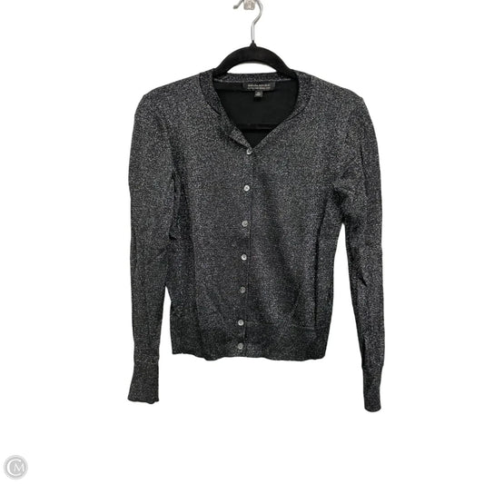 Cardigan By Banana Republic In Black & Silver, Size: Xs