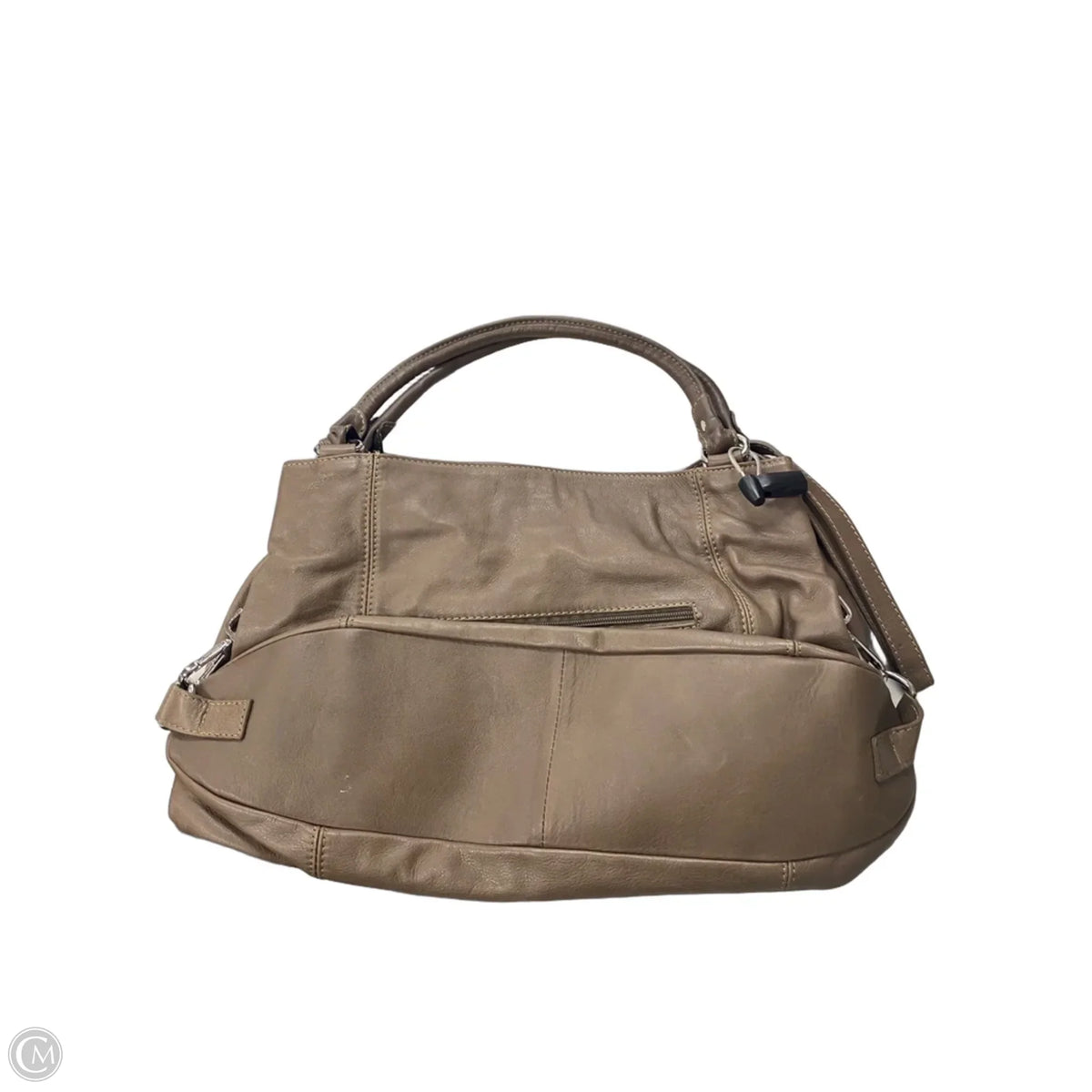 Handbag Leather By Cmb, Size: Medium
