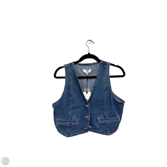Vest Other By Love Tree In Blue Denim, Size: L