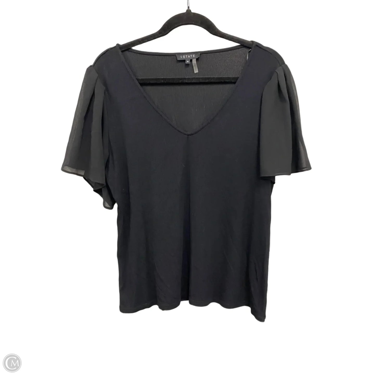 Top Short Sleeve By 1.state In Black, Size: Xl